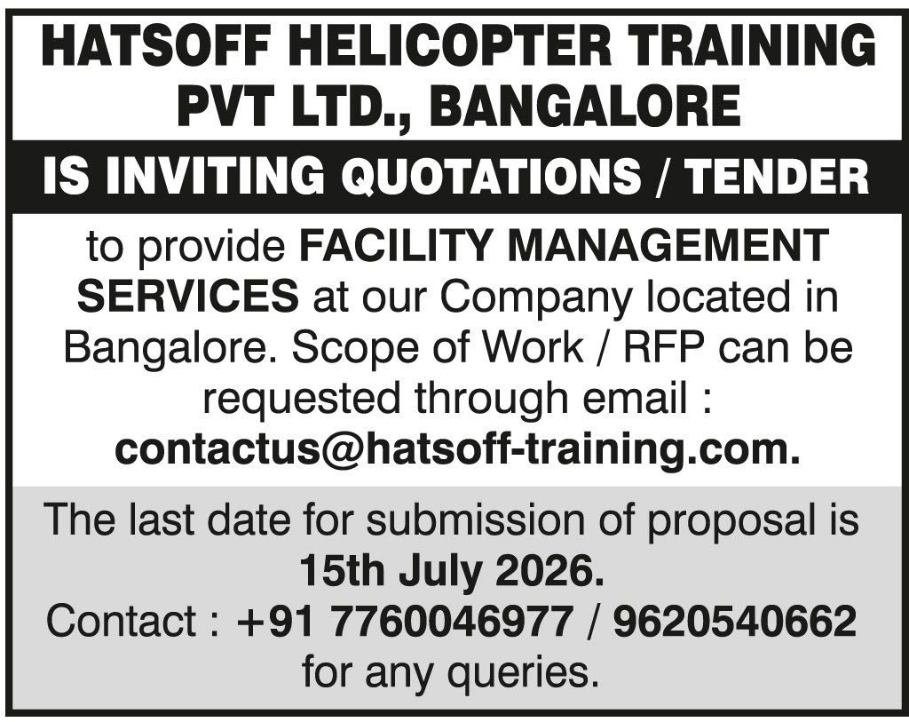 Hatsoff Helicopter Training - Job Advertisement